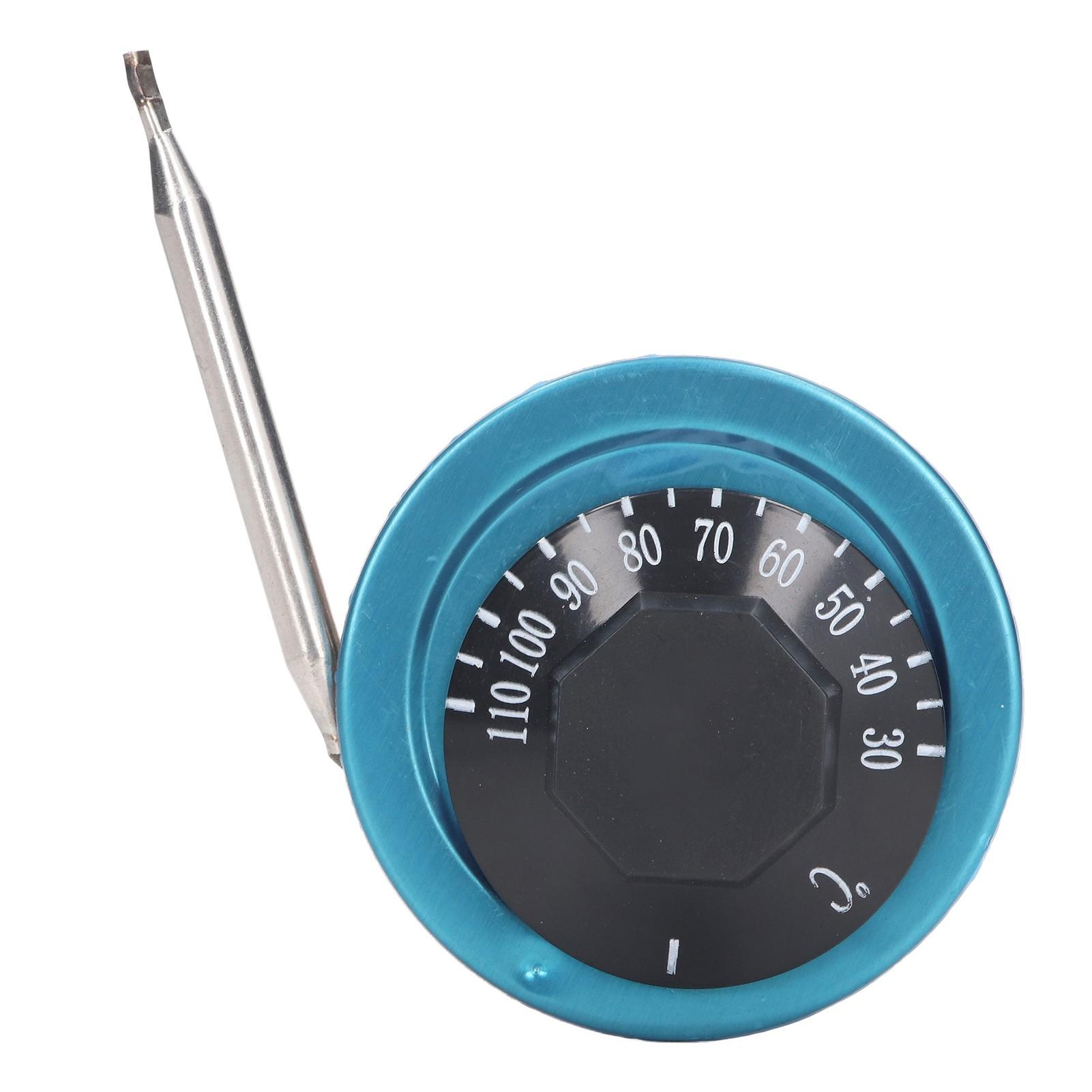 30 to 110℃ Temperature Control Knob Sensitive Quick Response Auto Reset Temperature Controller for Ovens AC250V 16A синий
