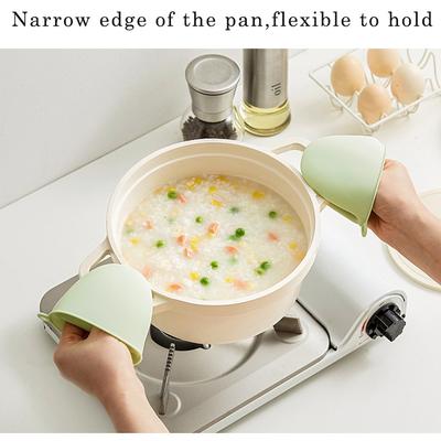 1PC Thick Silicone Oven Gloves, Heat-resistant and Burn Resistant Cooking Gloves, Holding Pot Rack Silicone Kitchen Utensils
