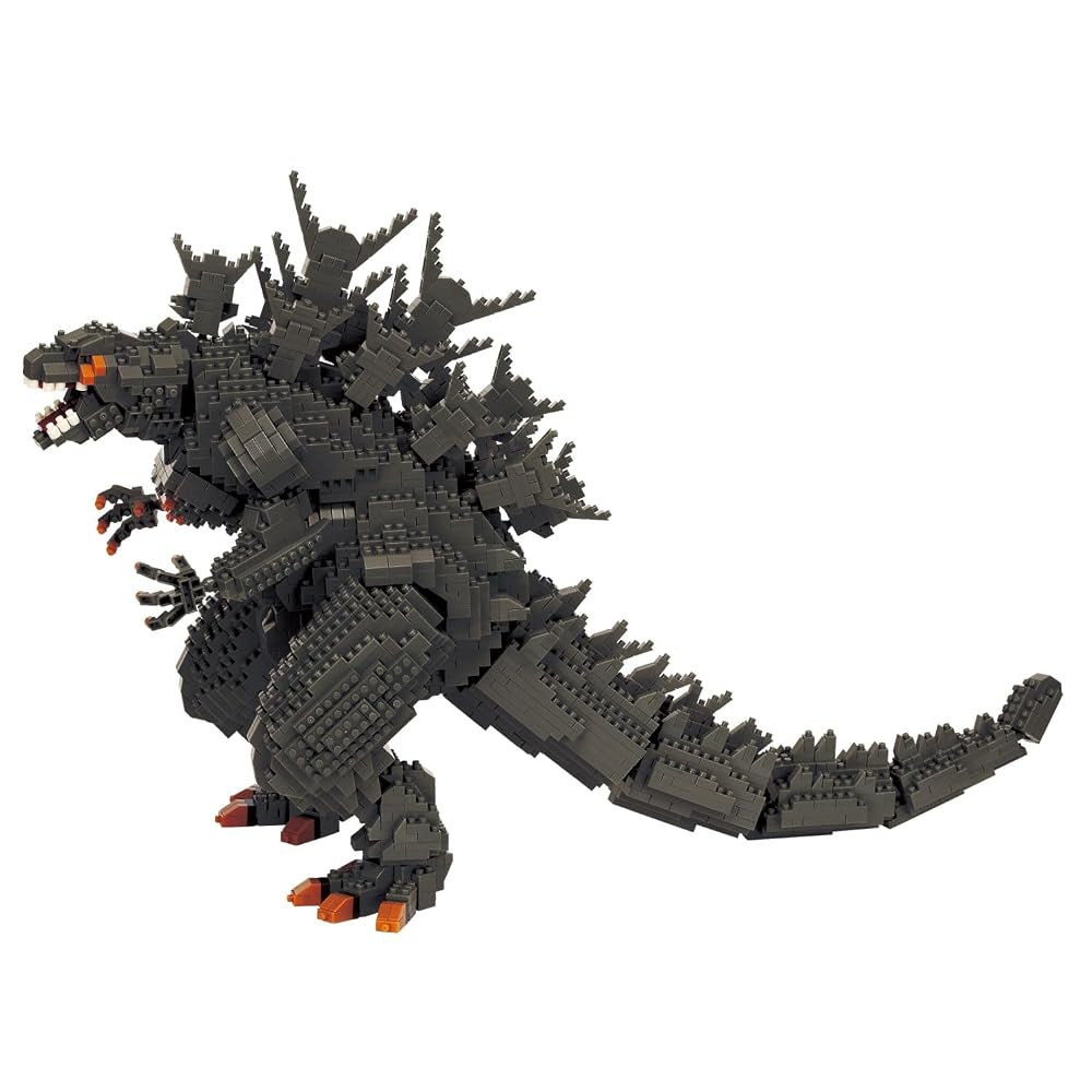 KAWADA Nanoblock Godzilla (2023) Deluxe Edition NB-063 10×42×28cm 12+ Interior Hobby