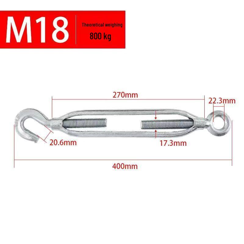 Galvanized Open Body Turnbuckle Wire Rope Tensioner
