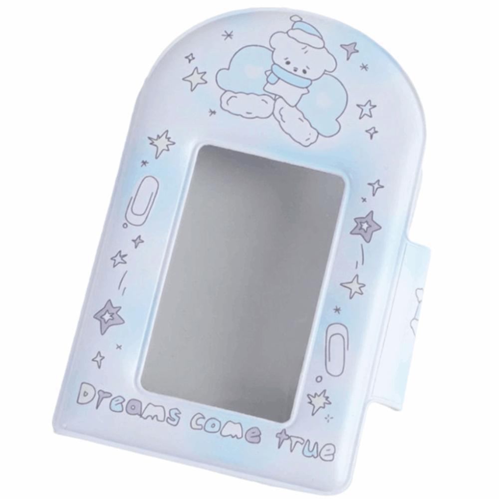 Cute PVC Card Holder Album 3 Inch Cartoon Idol Card Collect Book Mini Photo Protection Cover Student
