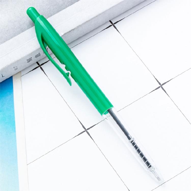 Retractable Ballpoint Pen 1.0mm Smooth Writing Tool Plastic Signing Pen For Sketching Notetaking Tasks