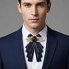 Einfarbiges Strass-Kragenblumen-Verstellbares Herrenanzug-Accessoire Bräutigam