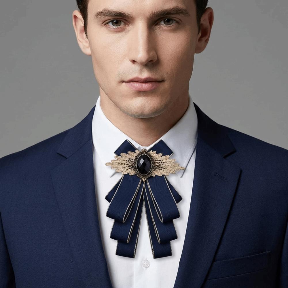 Einfarbiges Strass-Kragenblumen-Verstellbares Herrenanzug-Accessoire Bräutigam