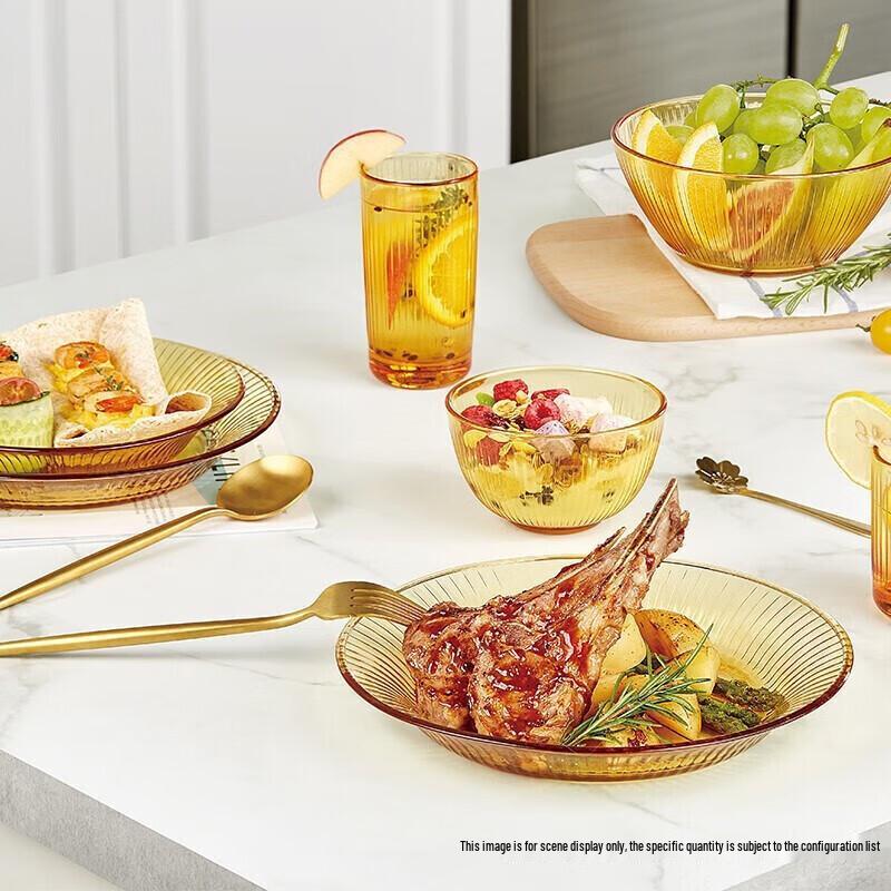 VISIONS 16-teiliges Geschirrset aus hochborosilikatglas