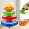 Interesting Flying Stacking Gyroscopes Gyro Folding Launcher Gyroscope Set  Kids Toy