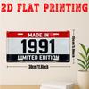Car License Plate Metal Wall Decor 15x30cm