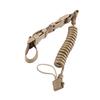 150cm Military Tactical Nylon Elastic Quick Release Pistol Sling Spring Lanyard
