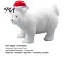 Christmas Theme Crafts Miniature Polar Bear Figurines, Durable Synthetic Resin Animal Mini Sculptures Ornaments, Decorative Accents for Fairy