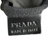 PRADA Triangular logo Tote Bag black Women used