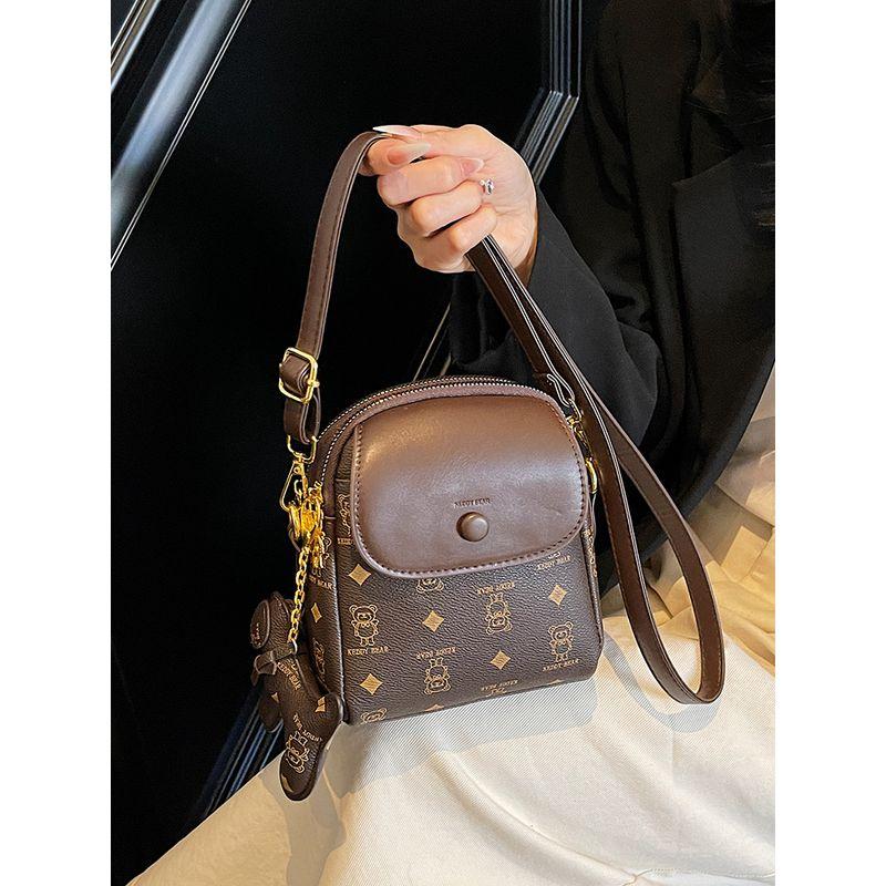 

Маленькая сумка для мобильного телефона Женская Лето 2025 Новая Мода Нишевый Дизайн Сумка-мессенджер Корейский Стиль Инс Сумка для мобильного телефона Pink without pendant