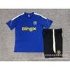 Chelsea Training Jersey Long Sleeve Half-Zip Soccer Shirt Adults Kids Camo Print Breathable Modal Fabric