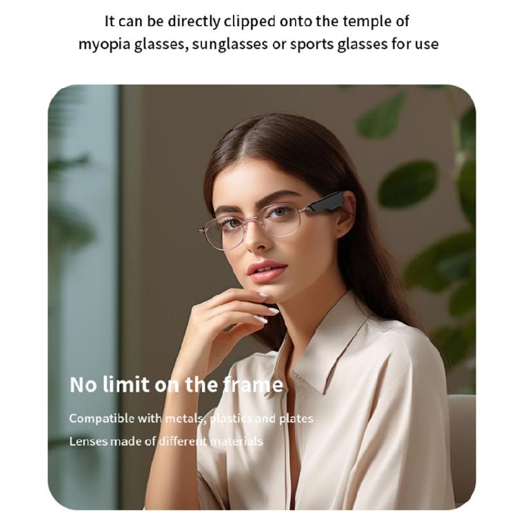 Bluetooth-fähige Ohrhörer für Brillen Einfache Installation Geräuschunterdrückung Tragbar Flexible Anpassung