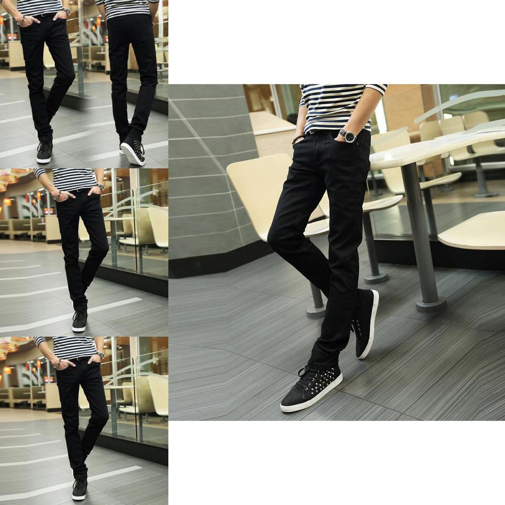 Black Jeans Cod Pants Pants Korean Casual Pants Men 2018 New Fashion Hot