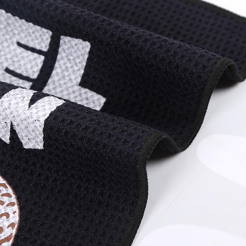Color Printed Golf Towel Absorbent Training Aids Dry Towels Soft Skin Comfortable Golf Cleaning Tools Outdoor Balls Cleaner