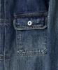 Roughside Trucker Denim Jacket Used Blue