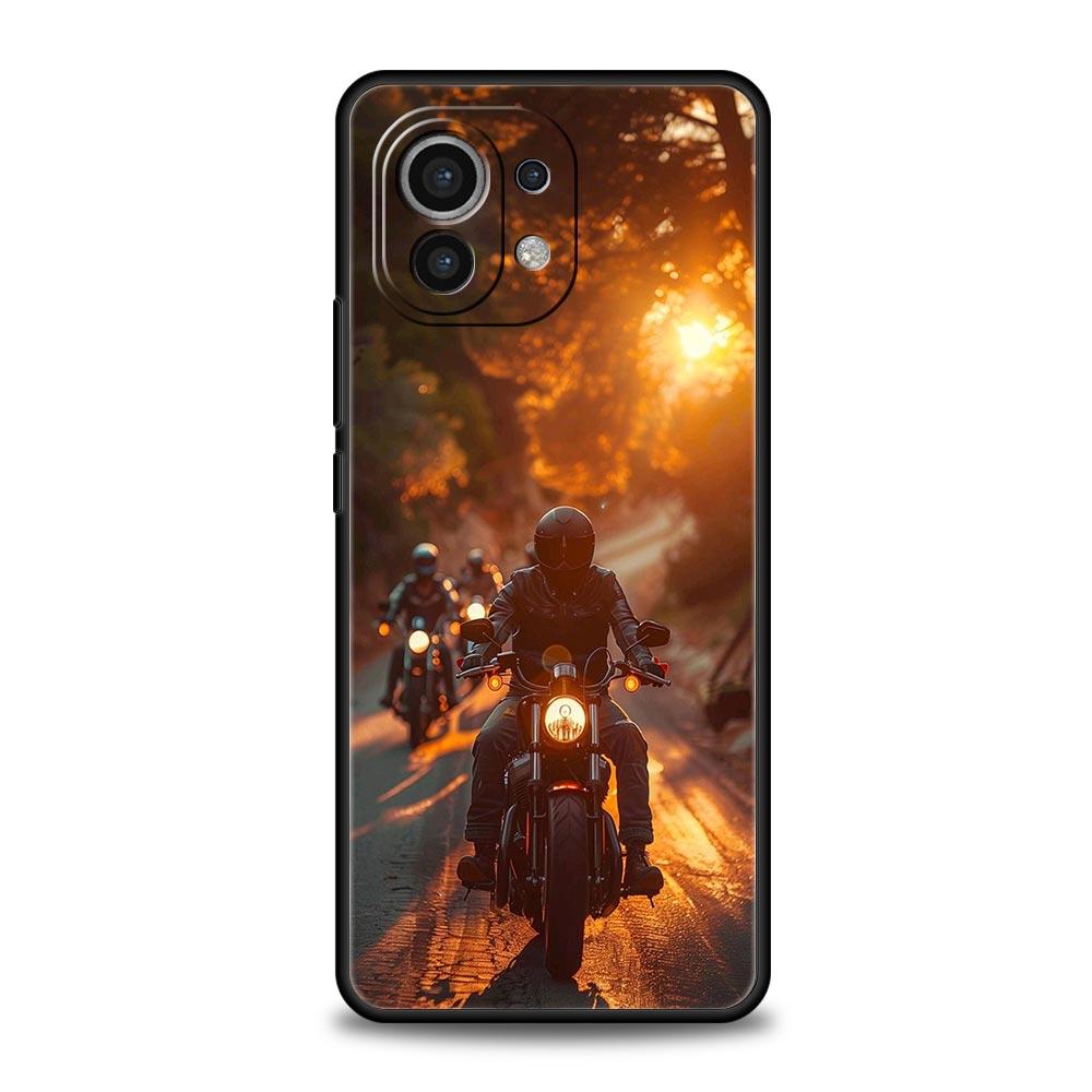 Phone Case For Xiaomi Mi 15 14 14T 13T 12T Pro 12 13 11 Lite 5G 11T X6 X5 Pro Soft TPU Cover Moto Cross Motorcycle Sports