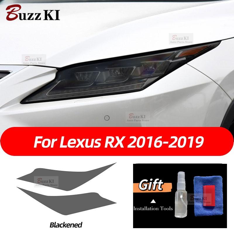 For Lexus ES 300h NX CT GS IS LC LS RX LX570 RC UX GX F Sport Smoked Black TPU Sticker Car Headlight Protective Film