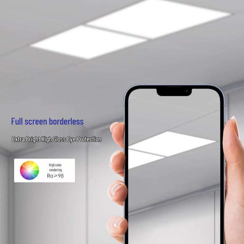 30x60 LED Flat Panel Light for Kitchen & Bathroom - Recessed, Integrated, Energy-Saving Ceiling Light