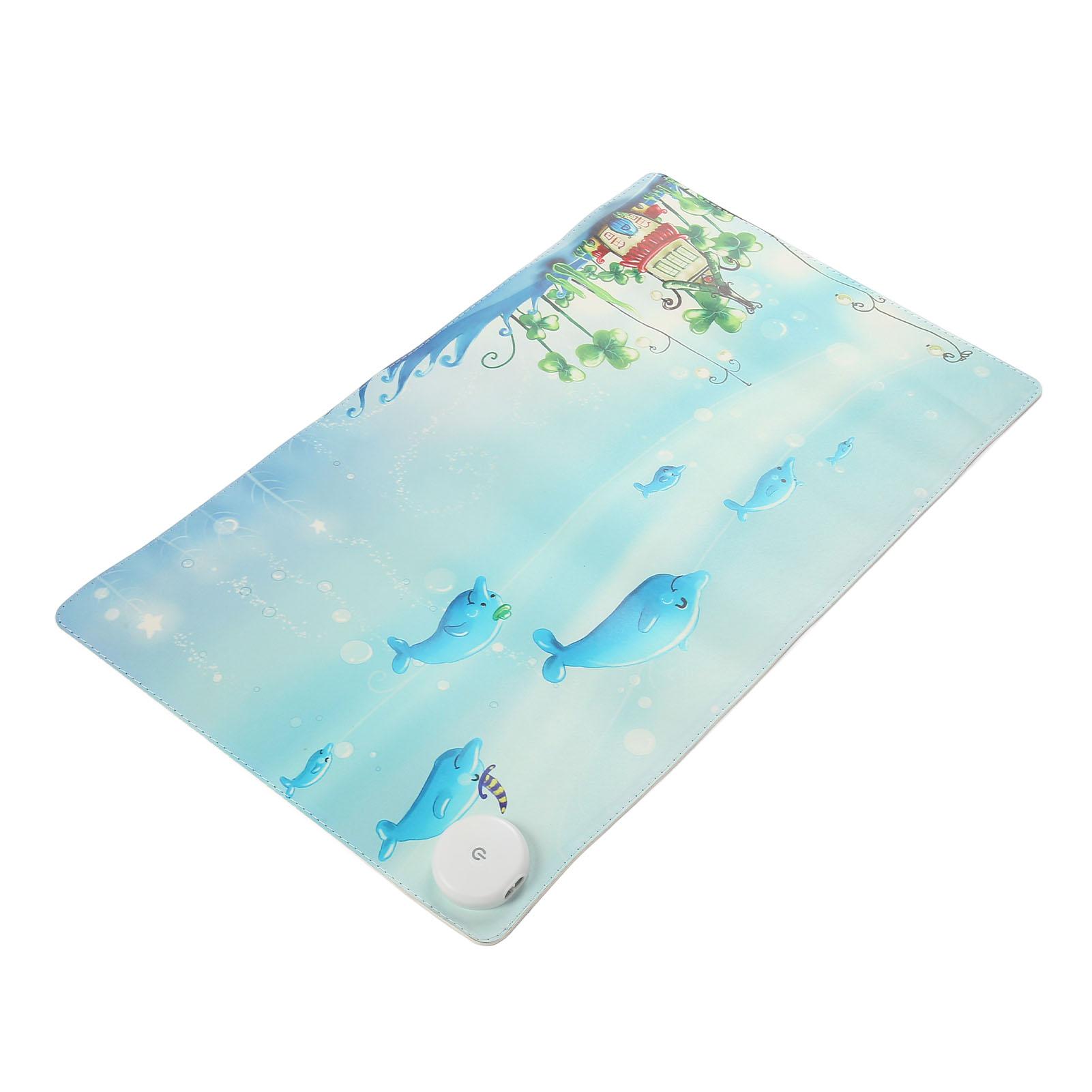 

24x14 дюймов коврик для мыши с подогревом 3 температурных регулятора теплый настольный коврик большой подогреваемый коврик для мыши для дома US Plug