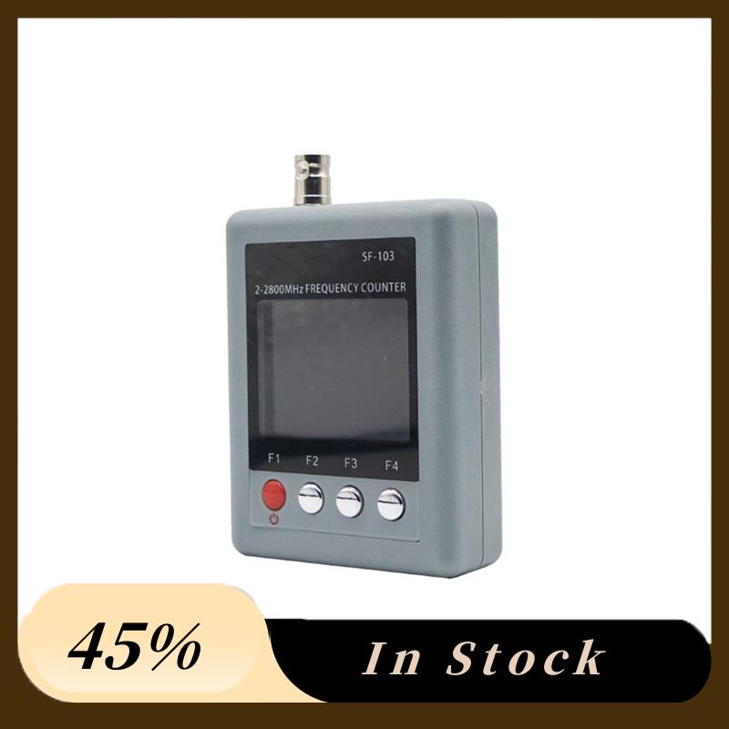 The New SF-103 Frequency Counter DMR Digital Signal Testable 2Mhz-2800Mhz CTCSS/DCS Frequency Meter US Plug
