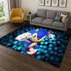 3D S-Sonic Cartoon Game Carpet Rug for Bedroom Living Room Sofa Doormat Home Decor,Kids Play Area Rug Non-slip Christmas Gift
