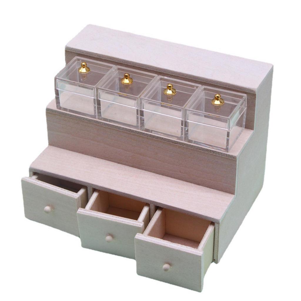 Miniature Doll Display Case Party Accessories Toys Model for Furnishings