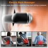 3 in 1 Back Massager, Electric Lumbar Support Pillow Heat Vibration Massage Lower Back Spine Decompression Device, Dark Gray