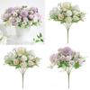 Dendranthema Morifolium Rose Wedding Decor Artificial Rose Bouquet For Photography And Home Celebration