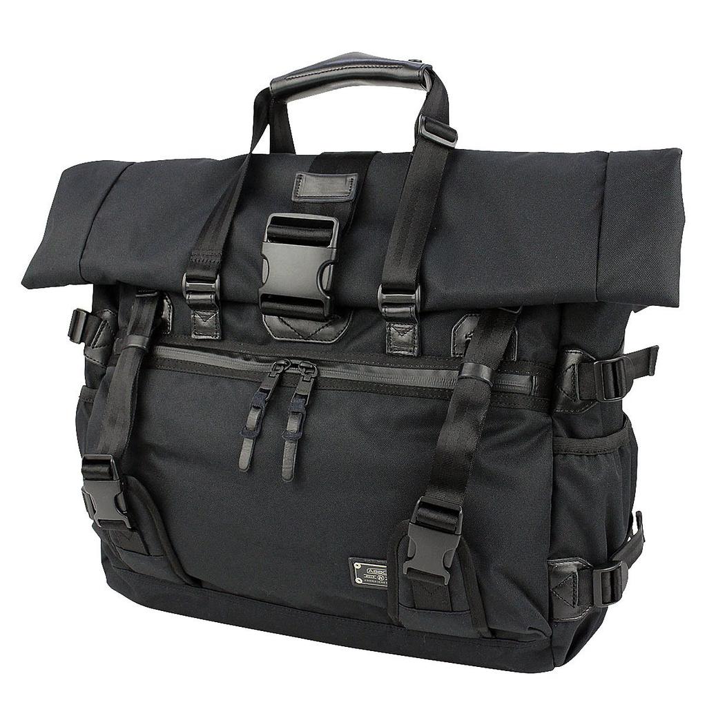 2WAY BAG 061406 CORDURA DOBBY 305D BLACK [Assobu]