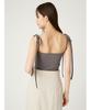 FRAY Shoulder Ribbon Knit Layered Shirt FWNT252134 GRY I.D. Women's