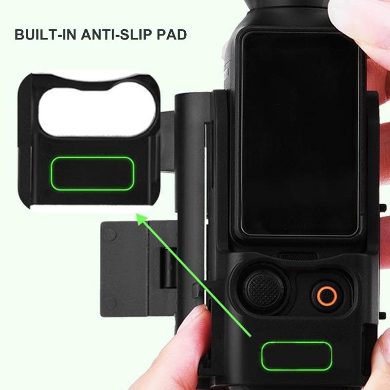 Universal Expansion Adapter Strong Camera Base Stand Stable Shoot Setups Lightweight Durability Design for POCKET3 Camera