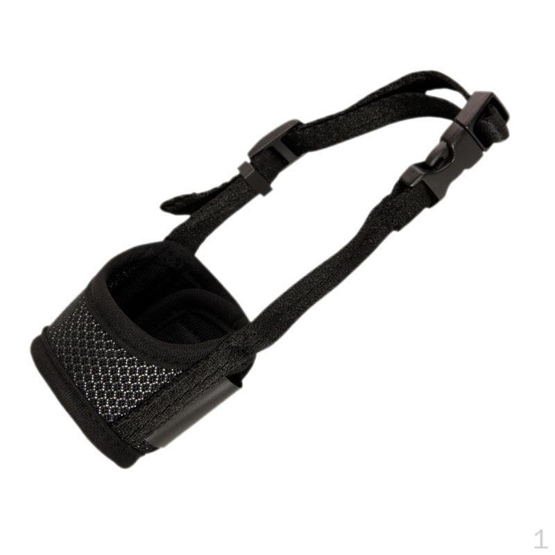 

Prevent Biting Chewing and Eating Breathable Soft Muzzle with Adjustable Strap L