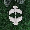 2Pcs Little White Dove Christmas Tree Decoration White Small Wings Creative Cute Pastoral Style Versatile DIY Pendant