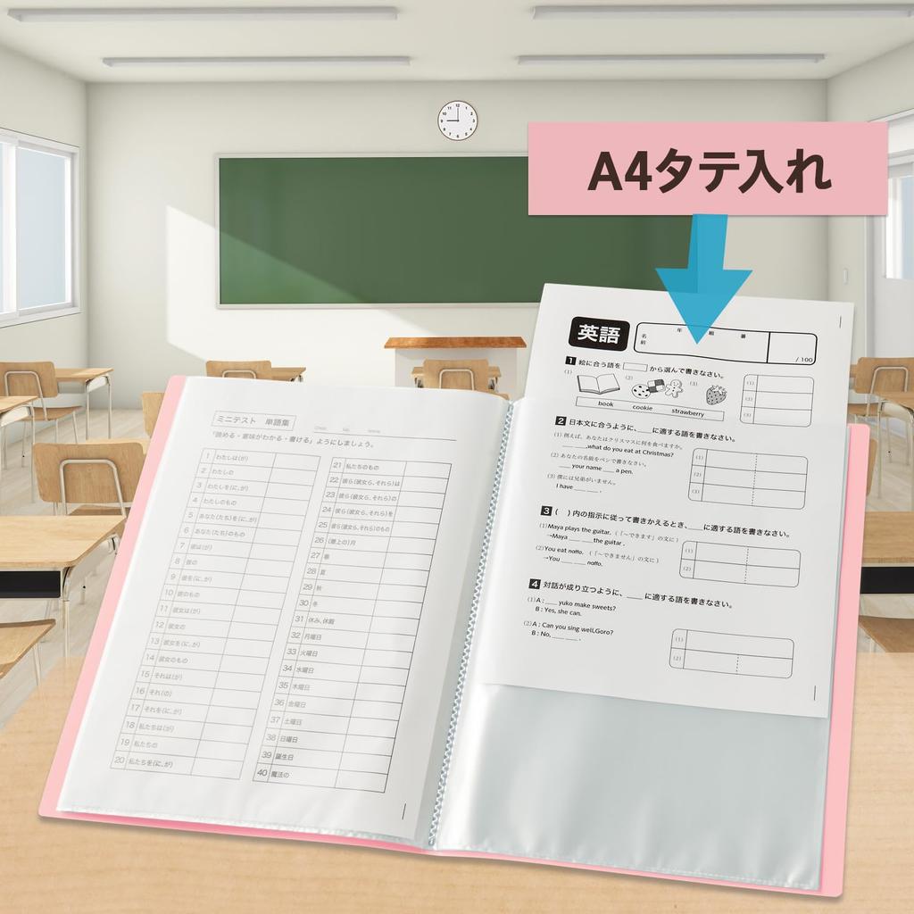 Plus Pocket Year Class Name Clear 20 10 x 10 File, File, FF, Pockets, Files, Pink, FC-122GA, 84-893