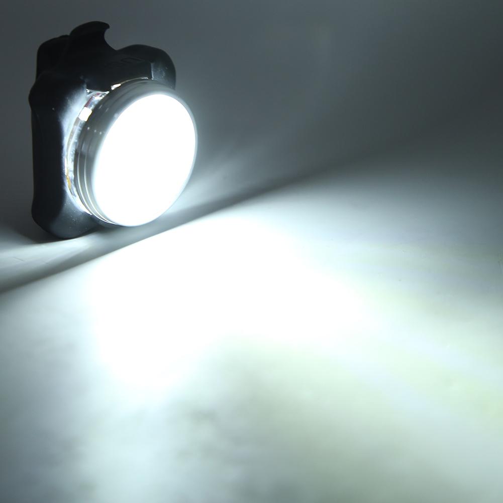 650mA USB wiederaufladbare LED Fahrrad vorne Schwanz Sicherheitswarnleuchte (RotWeiß Set)
