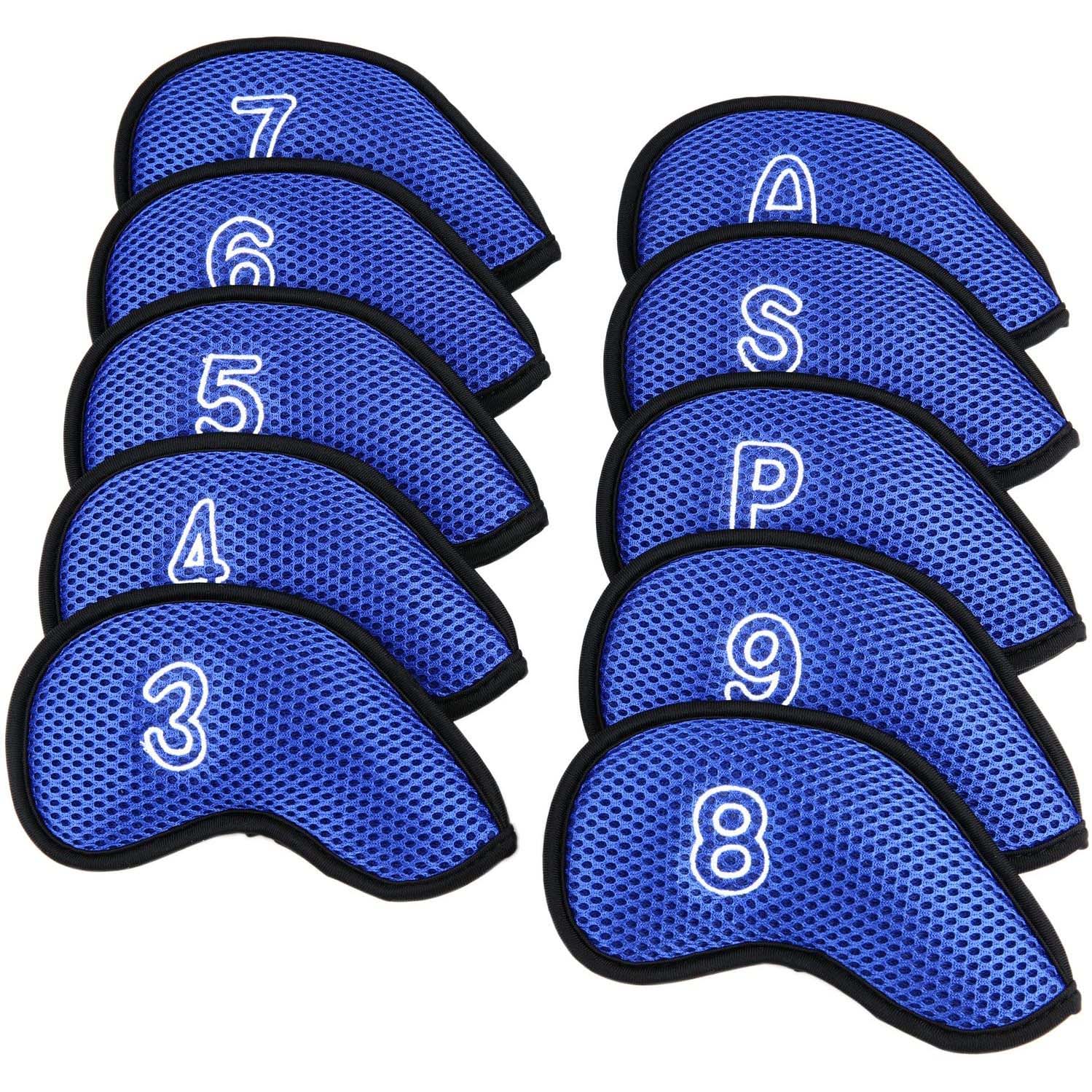 

Head Cover Neoprene Golf Club Cover Golf Iron Covers Set Golf Headcovers Golf Putter Accessories синій