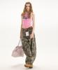 Vvv Heart Mirror Large Tote Shoulder Bag _ Pink