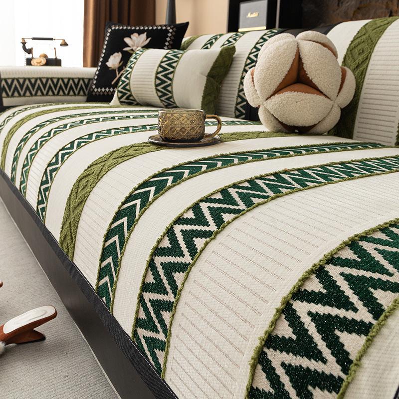 New Sofa Cushion, Universal In All Seasons, Non-Slip And Dirt-Resistant Seat Cushion, Light Luxury, High-End All-Inclusive Sofa Cover Cover Cloth