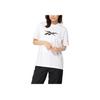 Reebok Classic Logo Minimalist Sports Casual Versatile Short Sleeve T-Shirt Women tops White GV5522