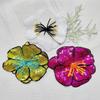 Colorful Sequins Flower Applique Handmade Beads Repair Hole Applique  Clothing Decoration