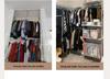 Telescopic Floor-Standing Clothes Rack Pole, 38mm Diameter, No-Drill, with Track for Home Use, Drying, Bedroom, Balcony, and Curtain Hanging