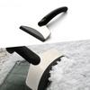 Stainless Steel Long Handle Car Defrosting Shovel for Winter Defrosting and Scraping. Black Curved Handle Snow Scraper for Cars
