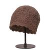 Hat Women's Autumn and Winter Thickened Beret Handmade Knitted Hat Wool Beret Sweet Baotou Hat Women's Autumn and Winter