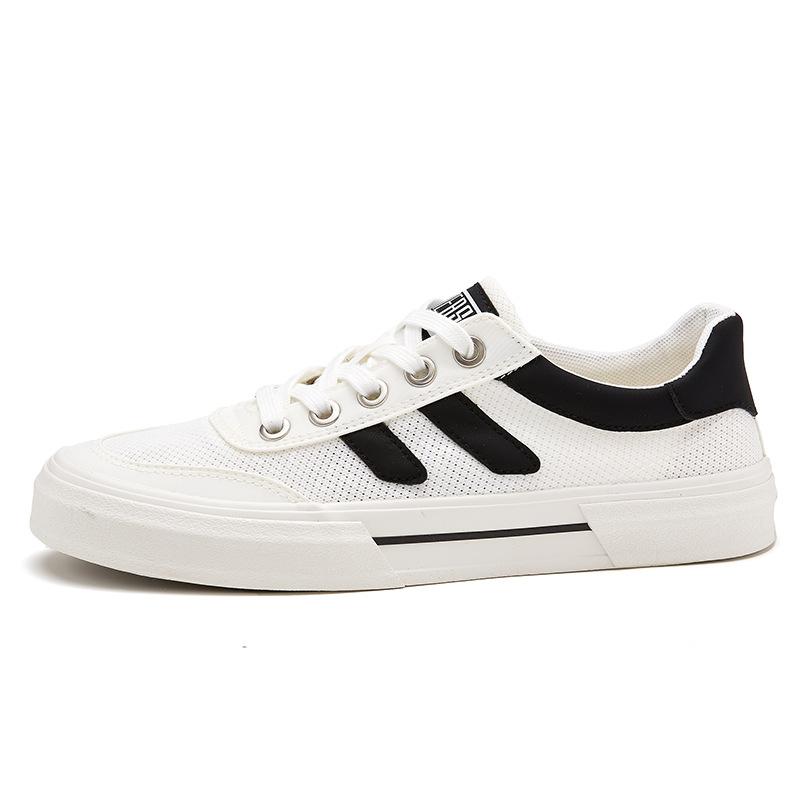 Neue Sommer Herrenschuhe Trendig, Modisch, Vielseitig und Bequem Mesh Atmungsaktiv Low Top Flache Sohle Freizeitschuhe