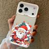 IMD Christmas Tree & Santa Case for iPhone 17 16 15 14 Pro Max/13 Shockproof Hard Cover with Fade-Resistant Design