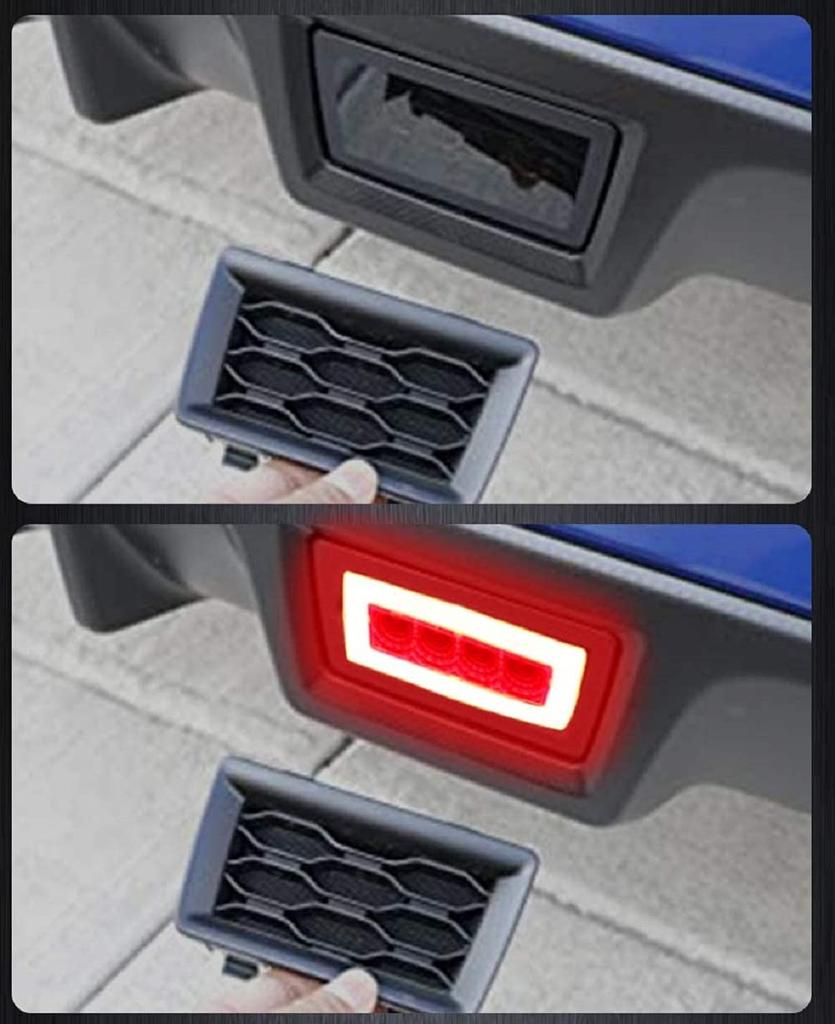 Subaru LED Rear Fog Lamp Kit Backup Reverse Compatible with Subaru Impreza WRX STI XV Crosstrek 3-In-1 (Tail, Brake, Lights) (Smoke Lens)