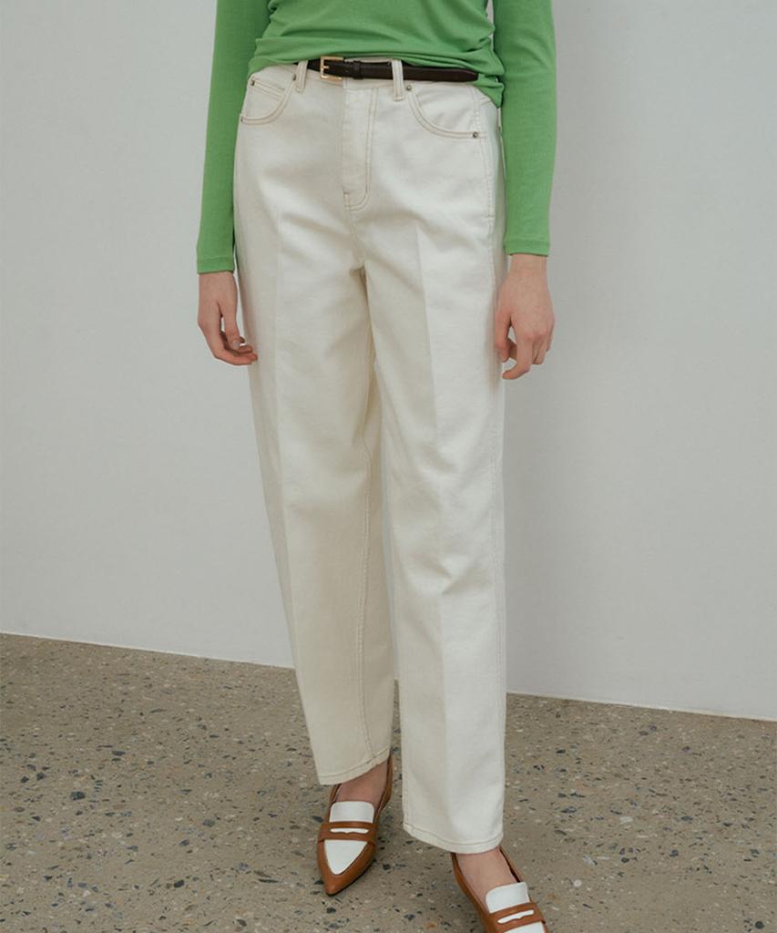 THE PENNY Cotton Natural Denim - Ivory