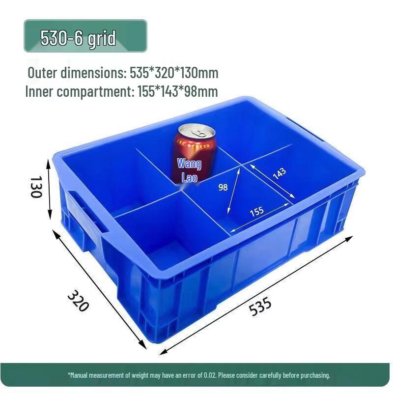 Taoli Plastic Multi-Grid Storage and Turnover Box