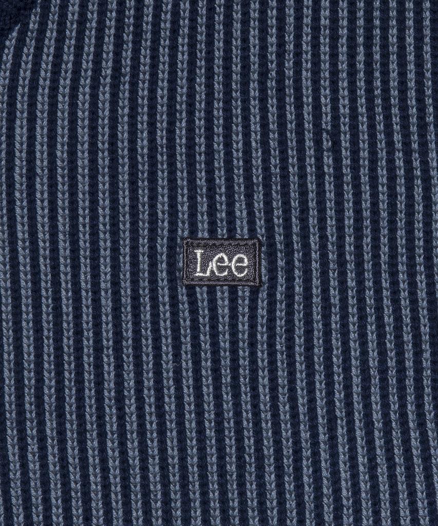 LEE Oversized Two-Tone Knit Vest Navy